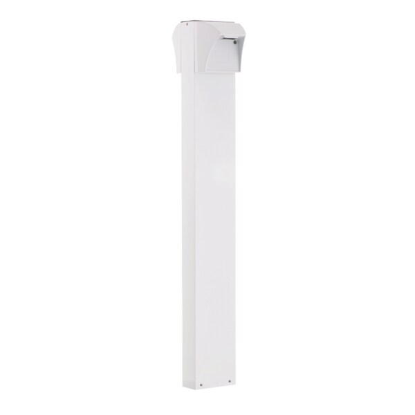 Rab LED BOLLARD 42" 2 X 5W WARM 120V PC W/ 2 SQUARE SLED WHITE BLED2X5-42YW/PC